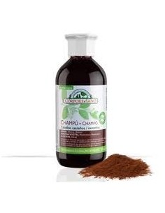 CHAMPÚ HENNA CABELLO CASTAÑO 300 ML CS