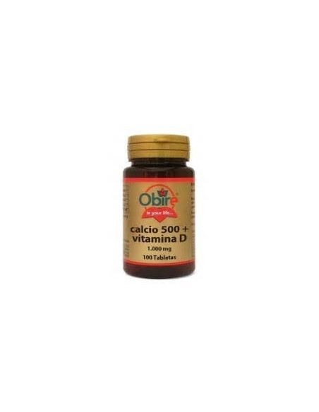 CALCIO 500 +VIT D 1000 MG 100 TAB OBIRE