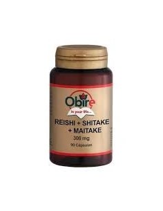REISHI, SHITAKE, MAITAKE 300 MG 90 CAP OBIRE