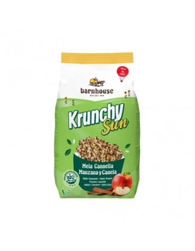 KRUNCHY SUN MANZANA CANELA 375GR BARNHOUSE