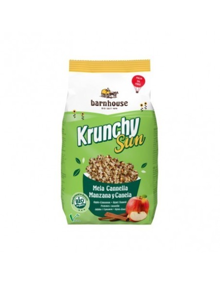 KRUNCHY SUN MANZANA CANELA 375GR BARNHOUSE