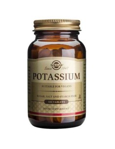 GLUCONATO DE POTASIO 100 COMP SOLGAR