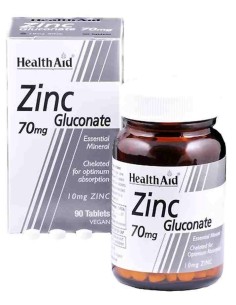 GLUCONATO DE ZINC 90 COMP HA