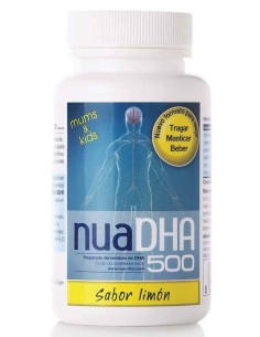 NUA DHA 500 30 CAP MASTICABLE LIMÓN
