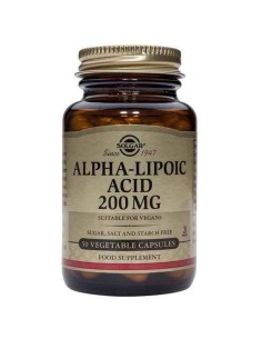 AC ALFA LIPOICO 200 MG 50 CAP SOLGAR