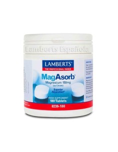MAG ASORB MAGNESIO 180 TAB LAMBERTS