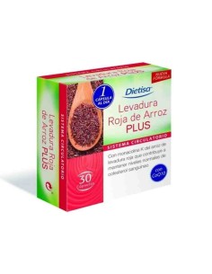 LEVADURA ARROZ ROJO PLUS 60 CAPS DIETISA