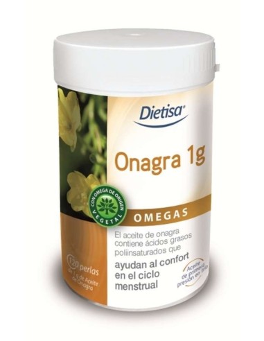 ONAGRA Y OMEGA 6 120 PERLAS DIETISA