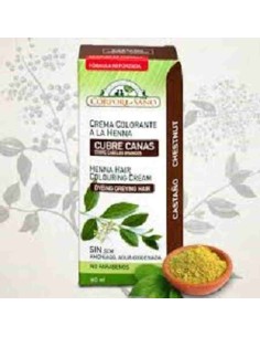 HENNA CREMA COLOR CASTAÑO 60 ML CS