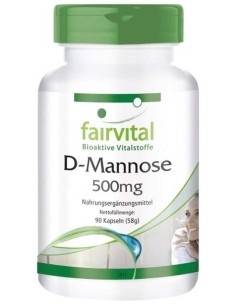 D-MANOSA 500MG 90 CAPSULAS  FAIRVITAL