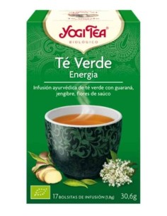 YOGI TEA VERDE ENERGIA 17 BOLSITAS