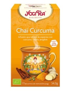 YOGI TEA CHAI CURCUMA 17 BOLSITAS