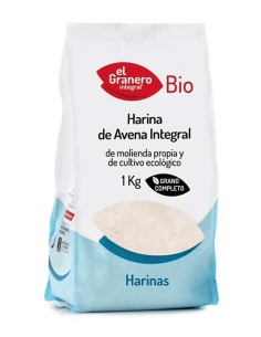 HARINA AVENA INTEGRAL BIO 1 KG  EL GRANERO