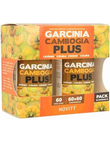 GARCINIA CAMBOGIA PLUS PACK 120 COMP NOVITY