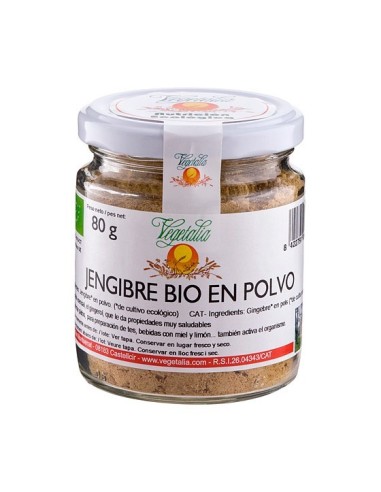 JENGIBRE EN POLVO BIO VEGETALIA 80GR