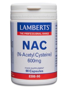 NAC (N ACETIL CISTEINA) 600 MG 60 CAP LAMBERTS