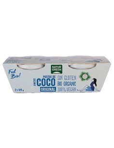 NATURGREEN POSTRE COCO 2x125GR