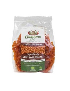 ESPIRALES LENTEJA ROJA ECO 250GR CASTAGNO