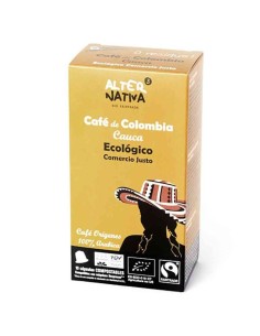 CAPSULAS DE CAFE COLOMBIA  BIO 50GR ALTERNATIVA3