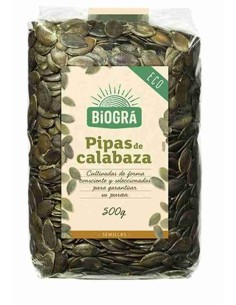 PIPAS CALABAZA CURCUBITA BIOGRA 500GR
