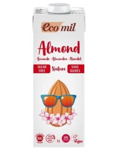 ECOMIL BEBIDA DE ALMENDRAS  SIN AZUCAR 1 L