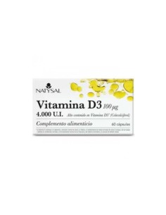 VITAMINA D3 4000UI 30 CAPS NATYSAL