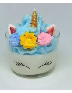 VELA DECORADA COTTON CANDY