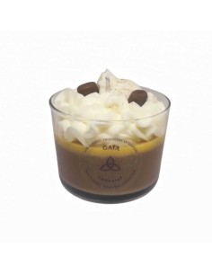 VELA DECORADA CAPUCHINO