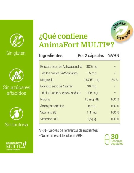 ANIMAFORT MULTI 30 CAP NIAM