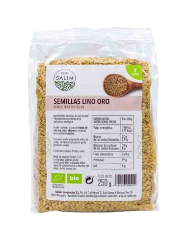 SEMILLA DE LINO ORO 500 GR ECO SALIM