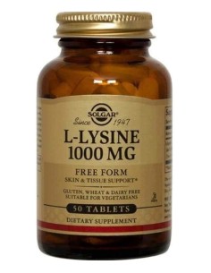 L  LYSINA 1000 MG 50CAP SOLGAR