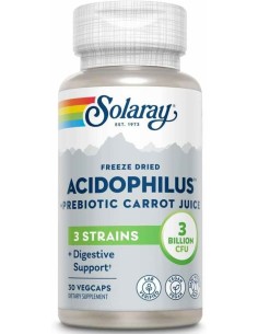 ACIDOPHILUS PLUS 30 CAPS SOLARAY