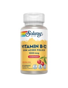 VITAMINA B12 +AC FOLIC1000MCG SUBLING SOLARAY