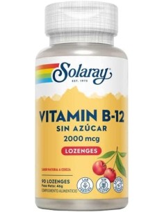 VITAMINA B12 2000MCG . 90 SUBLING SOLARAY
