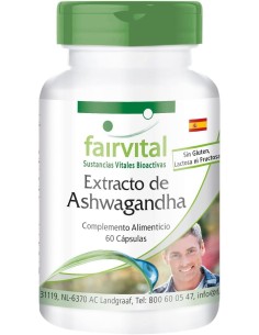 ASHWAGANDHA 500MG 60 CAPS  FAIRVITAL