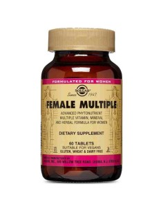 FEMALE MULTIPLE (PARA LA MUJER ) 60 COMP SOLGAR