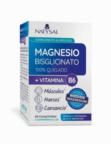 MAGNESIO BISGLICINATO+B6 60 COMP NATYSAL