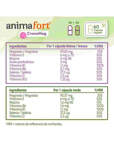 ANIMAFORT CRONOMAG 60 CAP NIAM