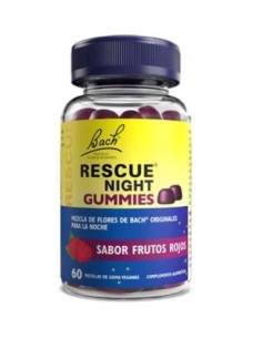 BACH RESCUE NIGHT GUMMIES FRUTOS ROJOS 60 GOMAS