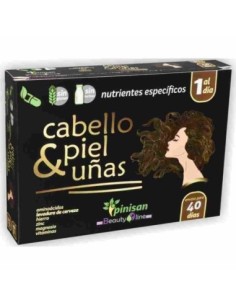 CABELLO-PIEL Y UÑAS 40 CAP PINISAN