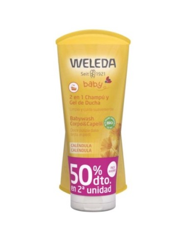 PACK CHAMPÚ Y GEL CALENDULA BEBE 200 ML WELEDA
