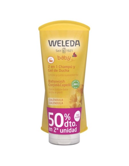 PACK CHAMPÚ Y GEL CALENDULA BEBE 200 ML WELEDA PACK CHAMPÚ Y GEL CALENDULA BEBE 200 ML WELEDA