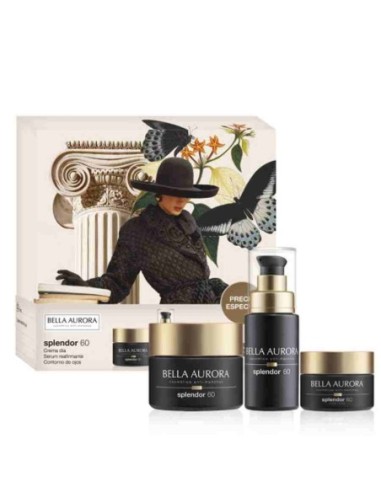 BELLA AURORA PACK SPLENDOR +60 DIA +SERUM+CONTORNO