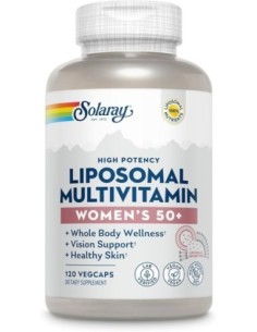 WOMAN+50 MULTIVITAMINICO LIPOSOMA 60 CAPS SOLARAY