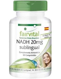 NADH SUBLINGUAL 20 MG 60 COMP FAIRVITAL