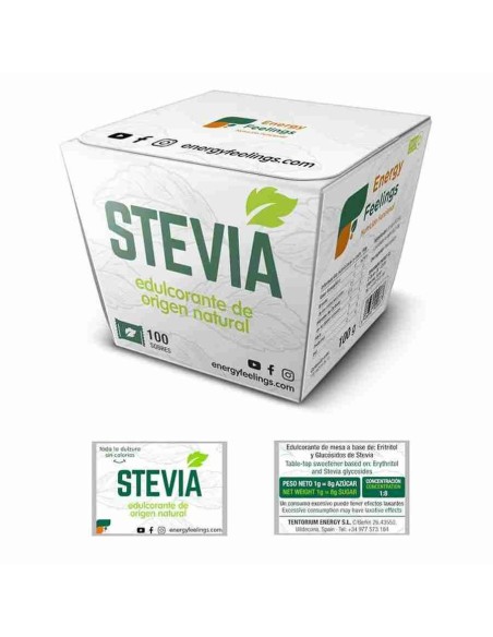 STEVIA SOBRES 100 UNID ENERGY FEELINGS