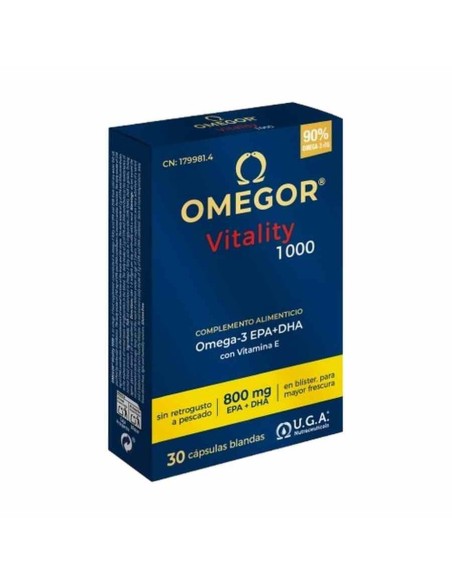 OMEGOR VITALITY 1000 30 PERLAS