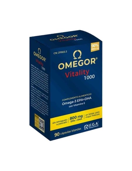OMEGOR VITALITY 1000 90 PERLAS