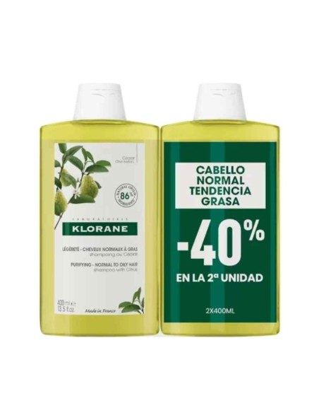 CHAMPU CIDRA 400 ML KLORANE DUPLO CHAMPU CIDRA 400 ML KLORANE DUPLO