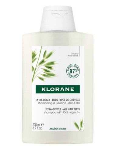 CHAMPU LECHE AVENA KLORANE 400 ML DUPLO